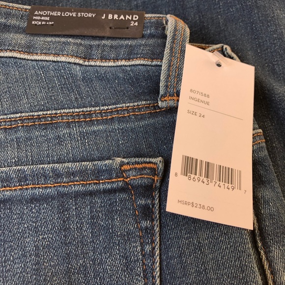 New with tags J Brand flare jeans size 24 - Picture 4 of 7